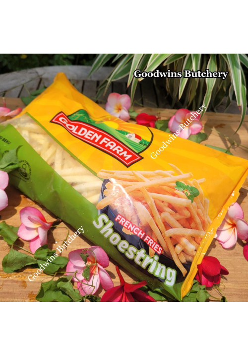 GoldenFarm french fries SHOESTRING frozen 1kg Golden Farm (new packaging)